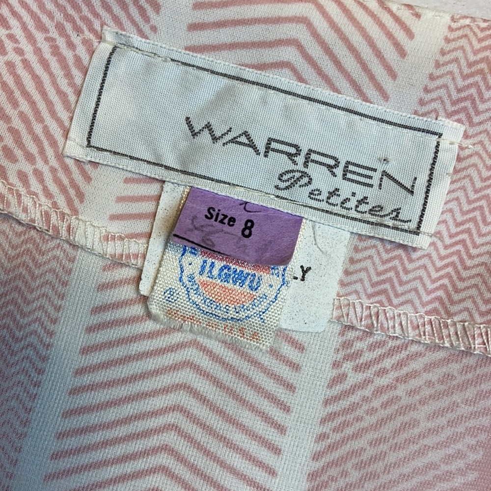 Vintage Warren Petites Dress Union Tag Size M - Picture 10 of 13